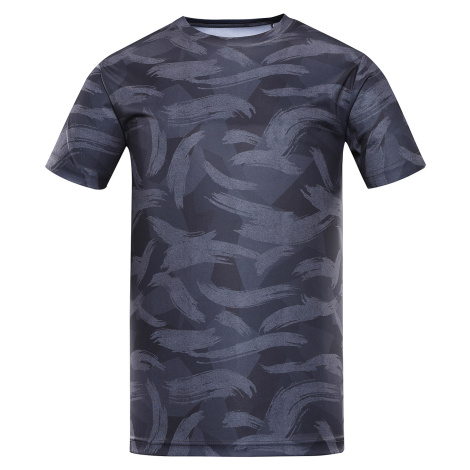 Men's functional T-shirt ALPINE PRO QUATR dk. True Gray variant PD