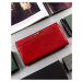 Červená dámska peňaženka