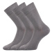 Lonka Eli Unisex ponožky - 3 páry BM000000575900100415 svetlo šedá