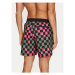 Vans Plavecké šortky Primary Checkboard Elastic Boardshort VN000G7R Čierna Regular Fit