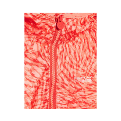 Regatta Nepremokavá bunda Printed Lever RKW176 Oranžová Regular Fit