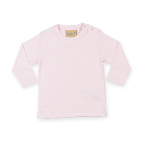 Larkwood Kojenecké tričko s dlouhým rukávem LW021 Pale Pink