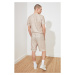 Trendyol Camel Men's Printed Regular Fit Shorts & Bermuda