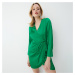 Mohito - Prekladané šaty - Zelená