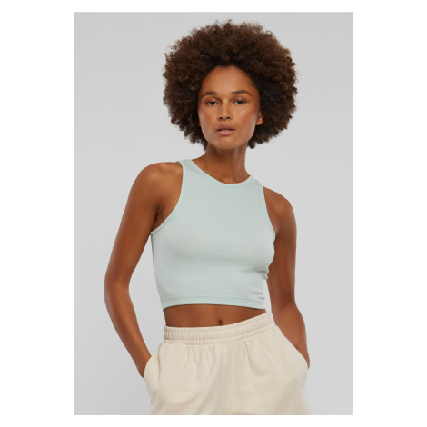 Women's Cropped Rib Top - mint