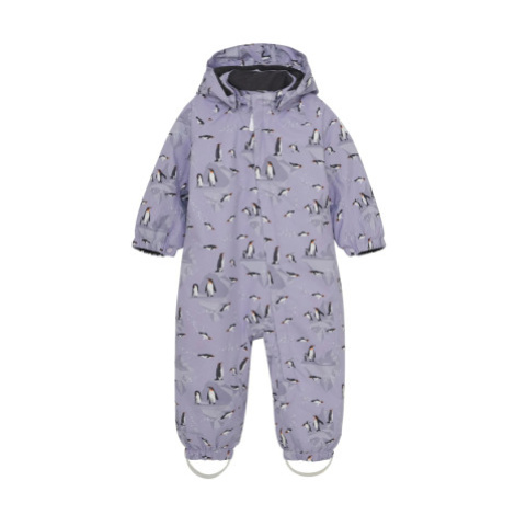 Dievčenský zimný overal COLOR KIDS Coverall - AOP-741593.6053-Languid Lavender
