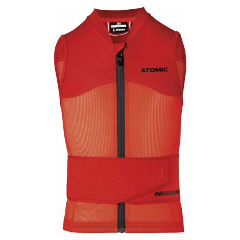 Atomic Live Shield Vest JR Red Lyžiarsky chránič