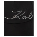 Šiltovka Karl Lagerfeld K/Signature Rhnstn Cap Black