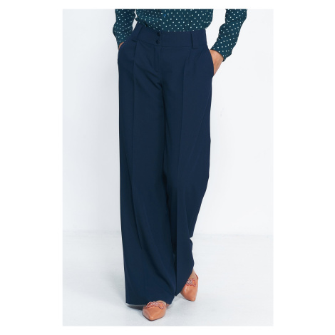 Nife Woman's Pants SD81 Navy Blue