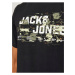 Čierne pánske tričko Jack & Jones Outdoor