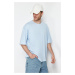 Trendyol Light Blue Oversize/Wide Cut 100% T-Shirt