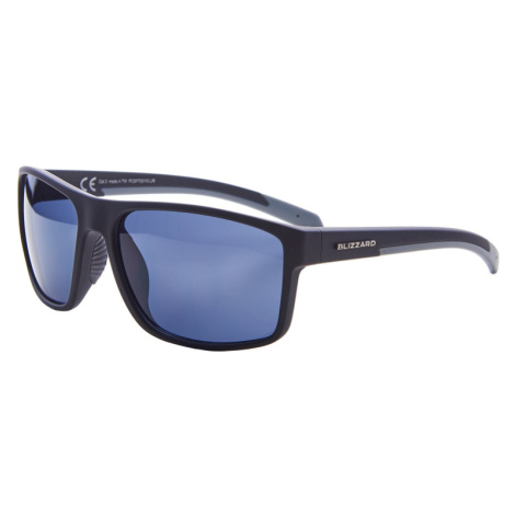 BLIZZARD-Sun glasses PCSF703110, rubber black, Čierna