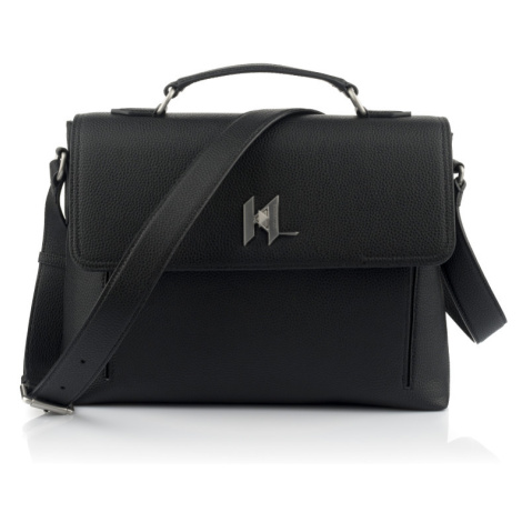 Taška Na Notebook Karl Lagerfeld K/Turnlock Briefcase Čierna
