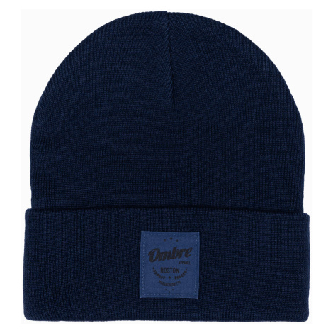 Pánska čiapka Ombre Hat H103 Námornícka modrá