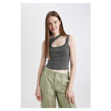 DEFACTO Fitted Ribbed Camisole Athlete