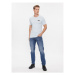 Calvin Klein Jeans Tričko J30J324647 Modrá Slim Fit