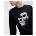 Mikina Karl Lagerfeld Ikonik 2.0 Sweatshirt Black