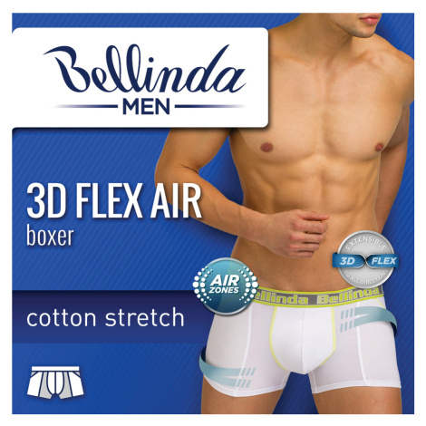 Bellinda 3D FLEX AIR BOXER - Pánske boxerky vhodne pre šport - modrá