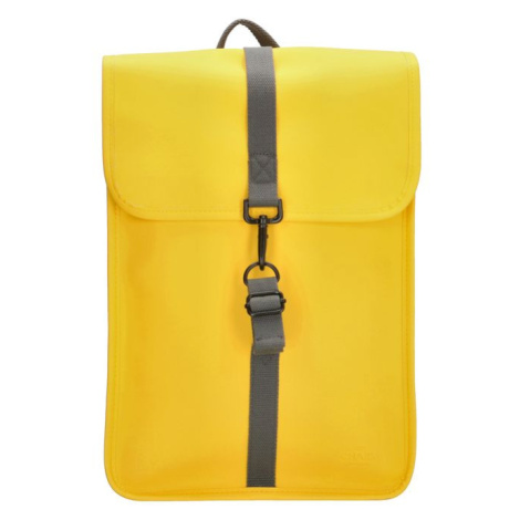Charm London Žltý objemný školský ruksak „Passion“ 11L