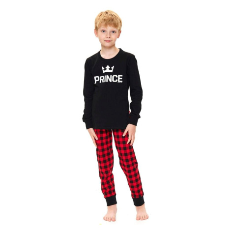Chlapčenské pyžamo Prince čierne