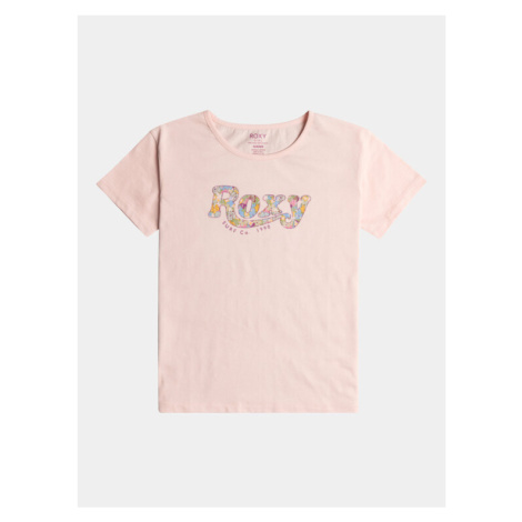 Roxy Tričko Day And Night A Tees ERGZT04008 Ružová Regular Fit