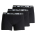 Jack&Jones 3 PACK - pánske boxerky SENSE 12081832 Black Black waistband L