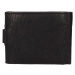 Pánska kožená peňaženka Mustang Banel - čierna
