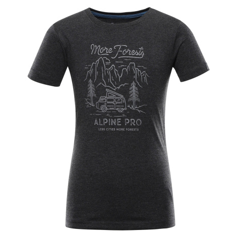 Alpine Pro Framo Detské tričko KTSA425 čierna