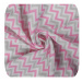 XKKO BMB Bambusová osuška Scandinavian Baby Pink Chevron, 90x100, 1ks