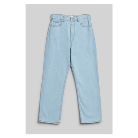 DŽÍNSY GANT LOOSE FIT JEANS LIGHT BLUE WORN IN