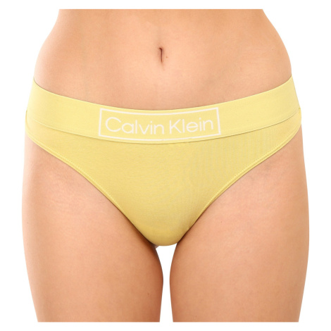 Women's thongs Calvin Klein yellow