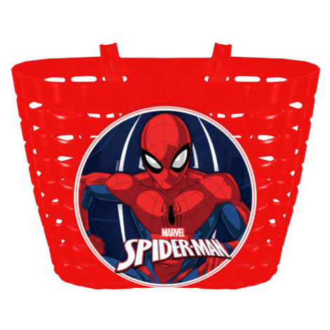 Disney SPIDERMAN Plastový košík na riadidlá, červená, veľkosť