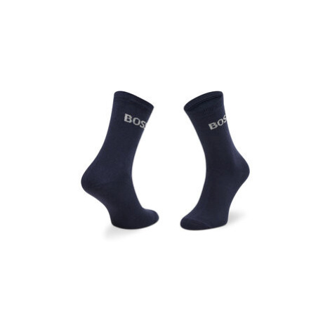 Boss Súprava 2 párov vysokých detských ponožiek J20341 Sivá Hugo Boss