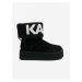 Women's black suede snow boots KARL LAGERFELD Thermo - Women
