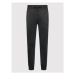 4F Teplákové nohavice H4Z21-SPMD013 Čierna Regular Fit