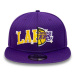 šiltovka New Era 9Fifty Half Stitch LA Lakers Purple Snapback Cap Snapback Cap