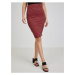 Red Women's Patterned Pencil Skirt ORSAY - Ladies