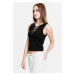 Women's lace top black