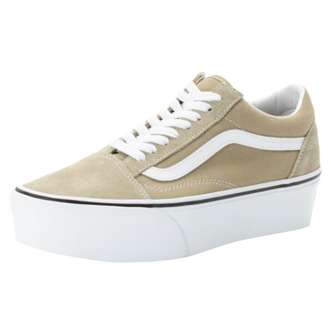 VANS Nízke tenisky 'Old Skool'  kaki / biela