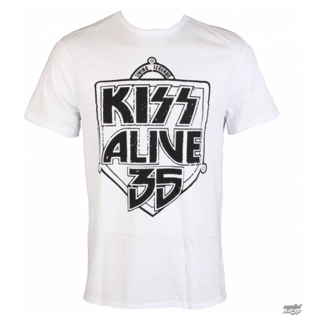 Tričko metal AMPLIFIED Kiss ALIVE 35 Čierna biela