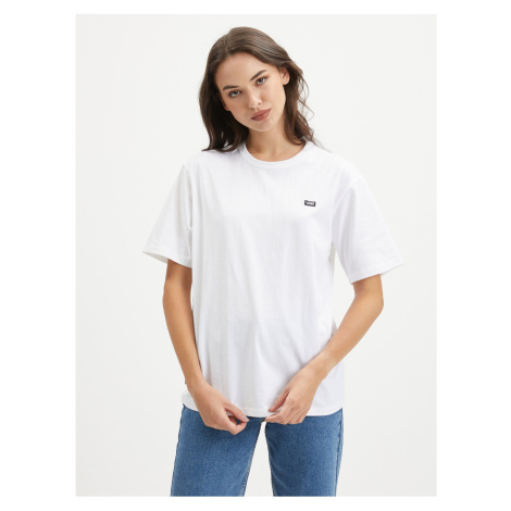 White Women's Basic T-Shirt VANS - Women