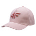 4F JUNIOR-BASEBALL CAP F104-56S-LIGHT PINK Ružová 45/54cm