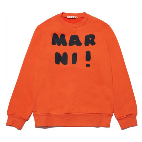 Mikina Marni Ms48U Felpa Orange