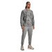 Mikina Under Armour Rival Fleece Printed Crew Castlerock Light Heather