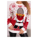 Vianočný sveter so Santa Clausom ecru UNI