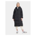 Adidas Vatovaná bunda Big Baffle Coat IK3159 Čierna Loose Fit