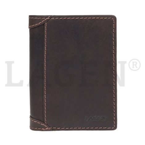 Lagen pánska peňaženka kožená 51146 Brown