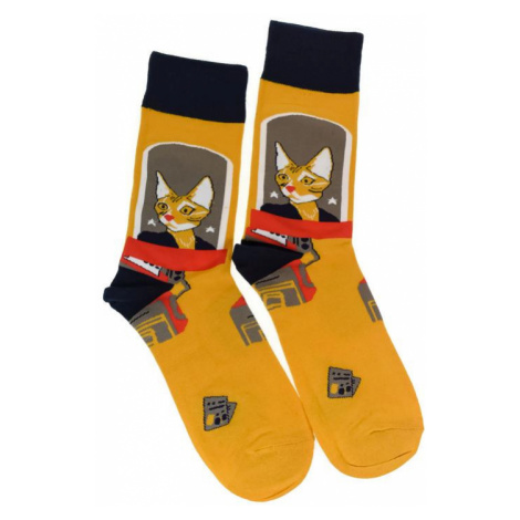 Pánske žlté ponožky CIRO