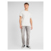 Calvin Klein Jeans Tričko 'DIFFUSED STACKED'  sivá