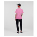 Tričko Karl Lagerfeld Ikonik 2.0 Relaxed T-Shirt Ružová